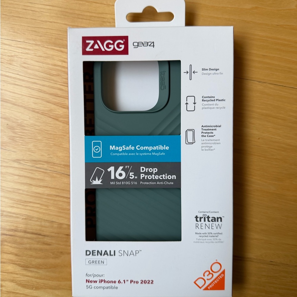 ZAGG Denali Snap Green iPhone 14 Pro Case